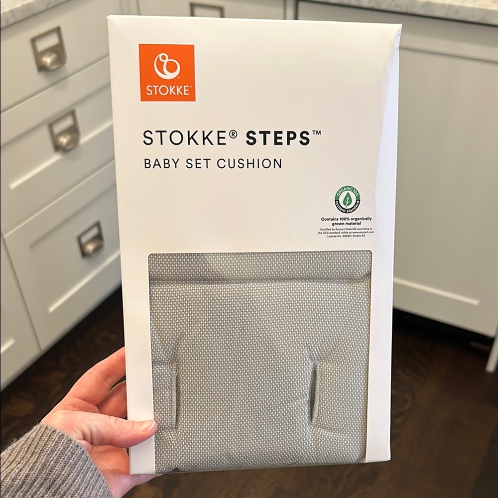 Steps Baby Set Cushion - Gray